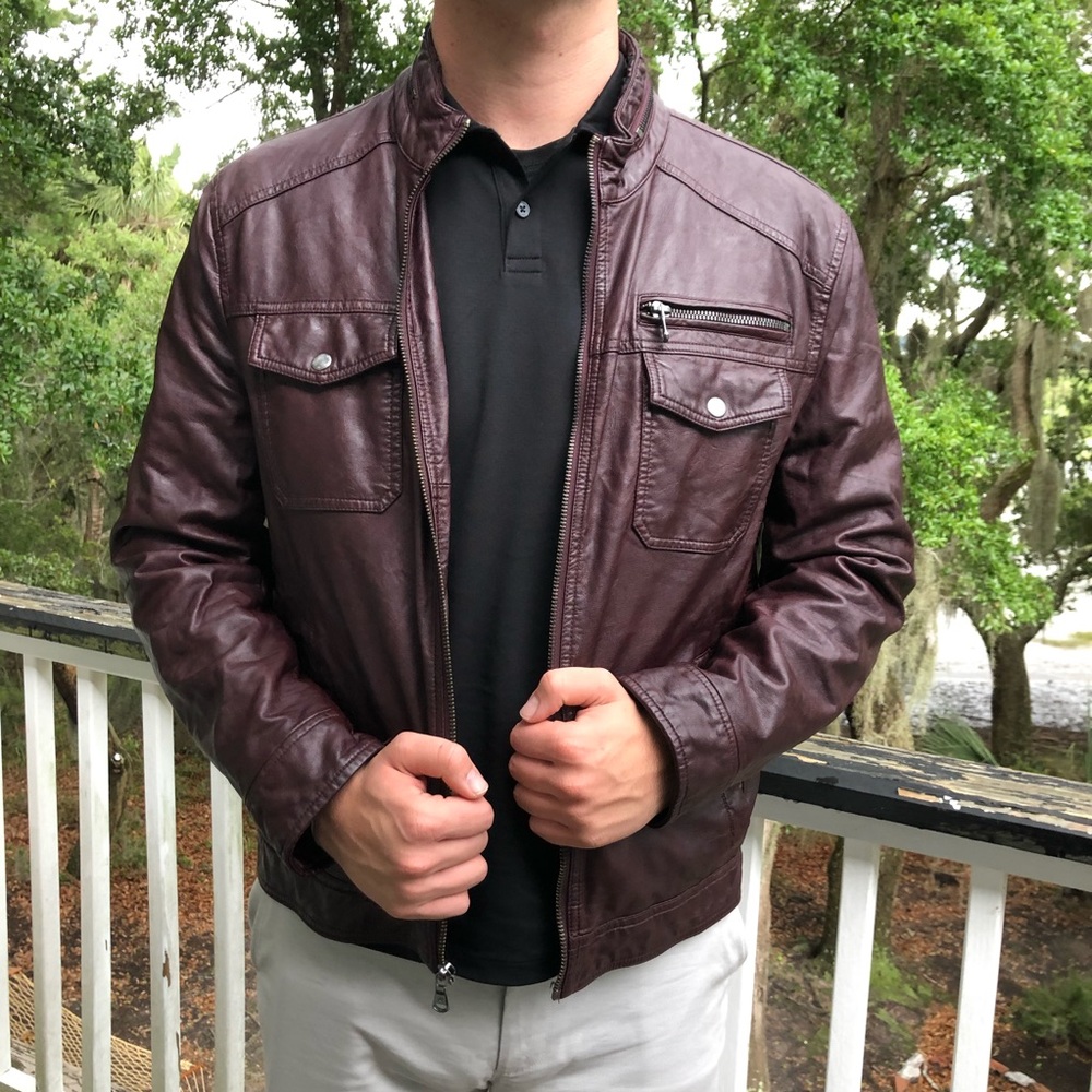 Pre-Owned Kenneth Cole Reaction Jacket Burgundy